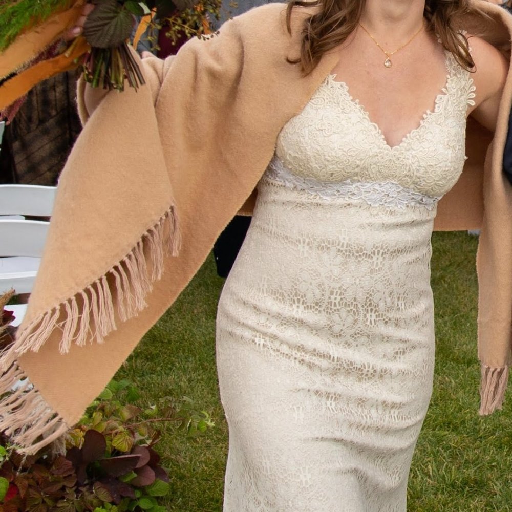 Willowby by Watters Wedding Dress in Oatmeal Lace